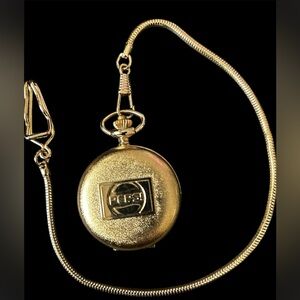 Pepsi Gold Pocket Watch Vintage